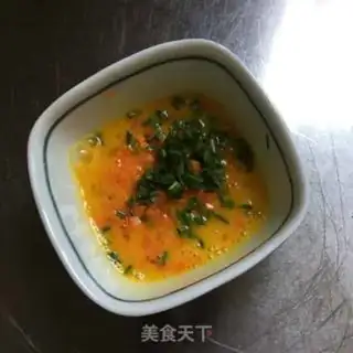 Make Egg rice cake step 2