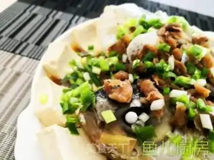Make The tofu steamed fish head step 7