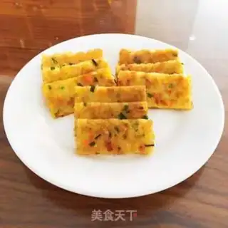Make Egg rice cake step 8