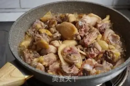Make Abalone chicken step 8