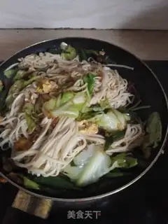 Make Fried noodles step 4