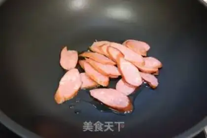 Make Red sausage and garlic step 3