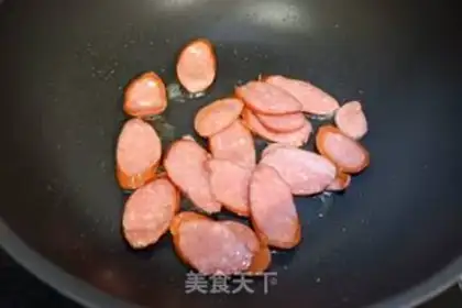Make Red sausage and garlic step 4