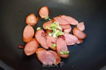 Make Red sausage and garlic step 5