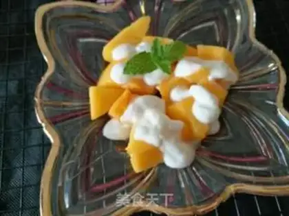 Make Mango yogurt salad step 7