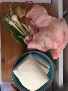 Make Pork tofu step 0