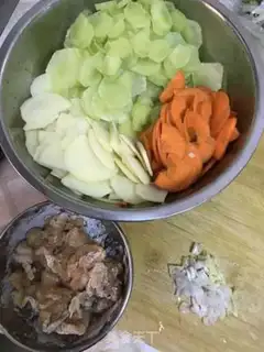 Make The chickens step 0
