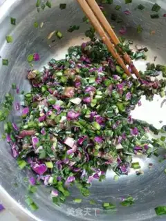 Make Pork pickles, blue dumplings step 6