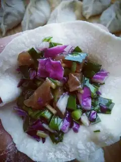 Make Pork pickles, blue dumplings step 8