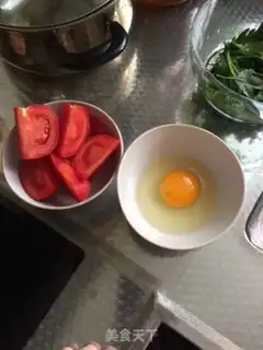 Make Tomato egg cover cooking step 0