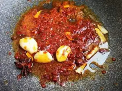 Make Chicken claws burn snails step 1