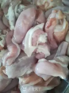 Make Creamed pork step 1