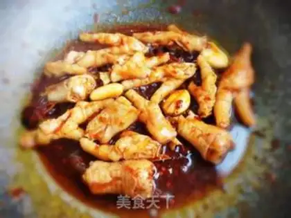 Make Chicken claws burn snails step 2