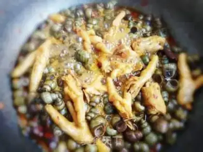 Make Chicken claws burn snails step 4
