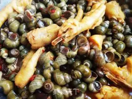 Make Chicken claws burn snails step 5