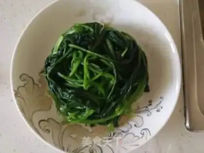Make Squid spinach step 3