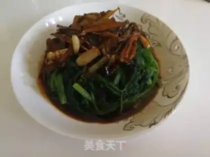 Make Squid spinach step 7