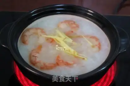 Make Shrimp congee step 7