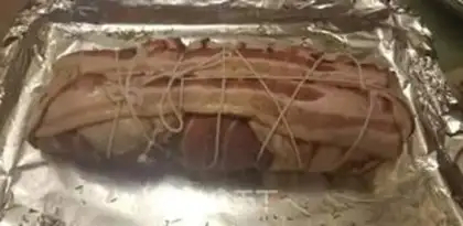 Make Bacon barbecue step 3