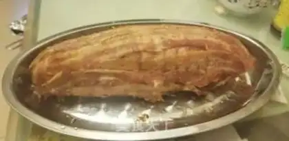 Make Bacon barbecue step 4