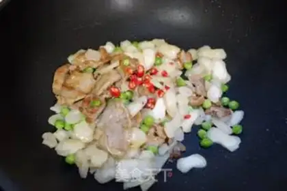 Make Horseshoe fried meat step 7