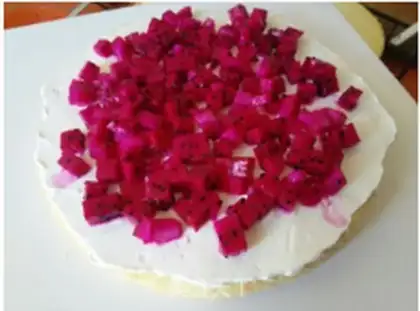 Make Fresh fruitcake step 25