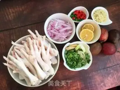 Make Lemon chicken claws step 0