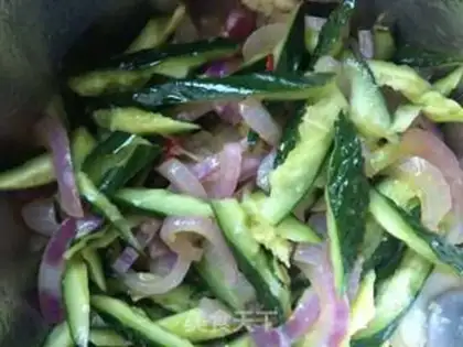 Make Onion cucumbers step 6