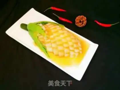 Make Orange juice honey melon corn step 0