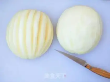Make Orange juice honey melon corn step 3