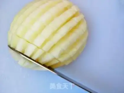 Make Orange juice honey melon corn step 4