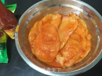 Make New Orleans chicken steak step 9