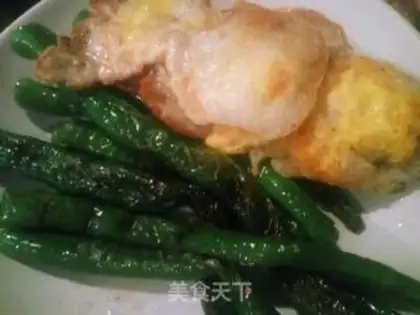 Make Skin peppers and eggs step 3
