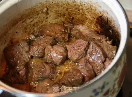 Make Curry beef rice step 7
