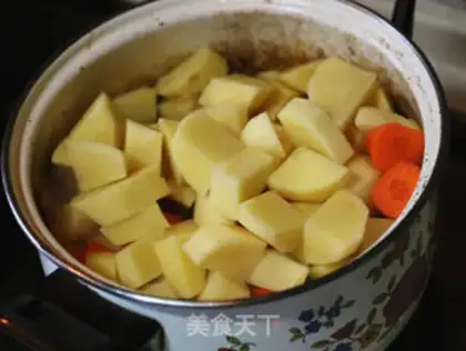 Make Curry beef rice step 9