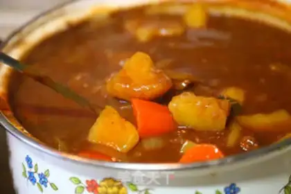 Make Curry beef rice step 13