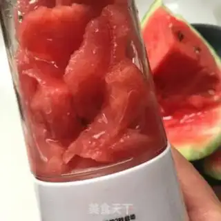 Make Watermelon juice step 1