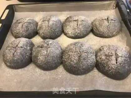 Make Peach and black bread step 8