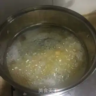 Make Cream mushroom bacon pasta step 4