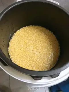 Make Green bean cake step 1