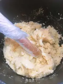 Make Green bean cake step 2