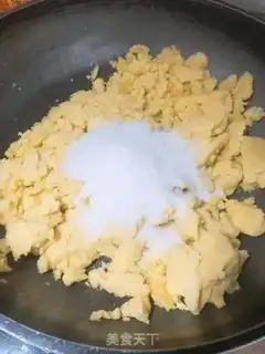 Make Green bean cake step 4