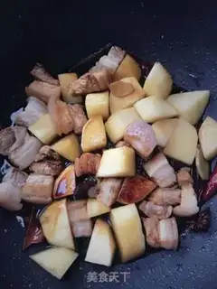 Make Potato red meat step 4