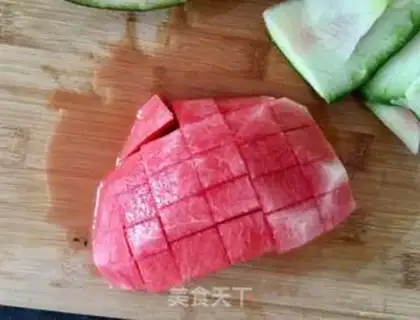 Make Fresh watermelon juice step 3