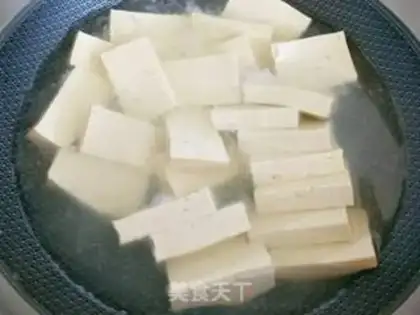 Make Orange juice tofu step 2