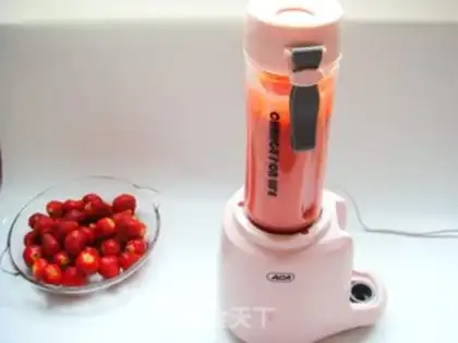 Make Strawberry yogurt step 6