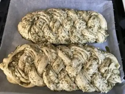 Make Garlic braid bread step 15
