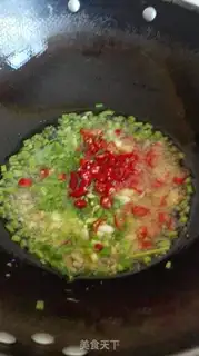 Make Salt bean fried eggs step 2