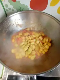 Make Tomato fried eggplant step 2