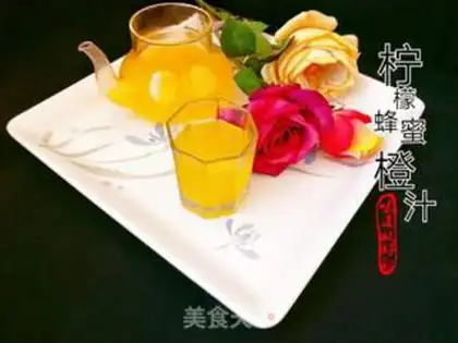 Make Lemon honey orange juice step 7